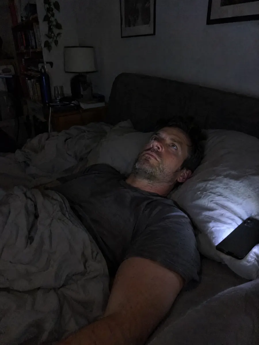 Lying awake at 3am, staring at the ceiling